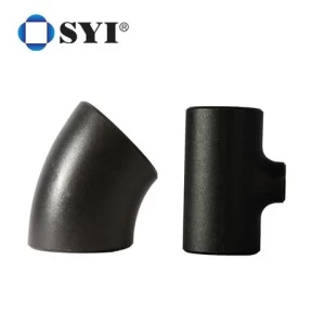 Din 2605 Standard 6 Inch 8 Inch ASTM A53 / A106 Gr.B 45 Degree Carbon Steel Pipe Elbow