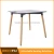 Import Dining Rectangle Table, Beech wood legs,MDF Table Top from China