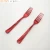 Import Disposable Plastic Dinnerware Set, 150pcs Elegant Red Cutlery Set from China