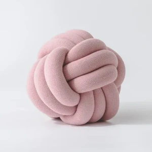 DIY Ball Creative Bedroom Decoration Pet Toy Cute Soft Living Room Decorative Sofa Cushion Braid Knot Pillow