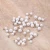 Import DIY pearls handmade jewelry necklace bracelet ABS loose pearls in bulk scarf shoes clothing decorative gold silver hook pearls from China