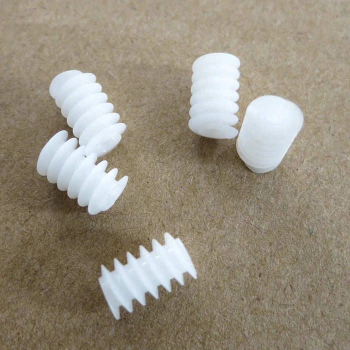 DIY plastic gear 0.5 module 6*10(2A) Worm turbine reduction gear
