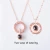 Import DIY Rose Gold&Silver 100 languages I love you Projection Pendant Necklace Romantic Love Memory Wedding Necklace from China