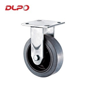 DLPO 4-8 inches Flight Case Caster Rubber TPR wheel Caster with Metal Brake