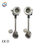 DN15temperature consumption  Intelligent Vortex Flow Meter Measuring Gas Steam Air Flow Meter