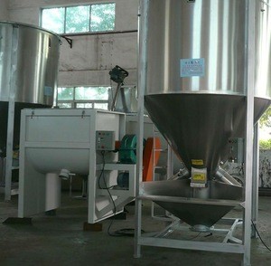 dongguan guangzhou shenzhen mixing tank for plastic granule mixer blending with dust catcher filter separator