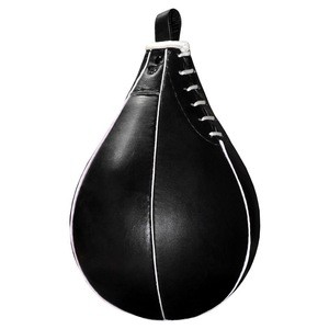Double End Speed Ball Punching Speed Bag Pu Leather With Custom Logo