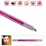 Double-headed professional manual eyebrow pencil tattoo pen micro slide pencil eyebrow tattoo pen tool