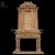 Import Double Layers Outdoor Beige Stone Fireplace With Lion Statue from China