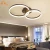 Import Double ring led hanging light indoor home pendant lamp from China