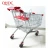 Import double seat supermarket shopping trolly grocery shopping cart with wire  basket from China