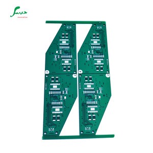 Double sided printed circuit board mass production for AI