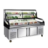 Double-Temperature Display Freezers Fridges Seafood Refrigeration Equipment