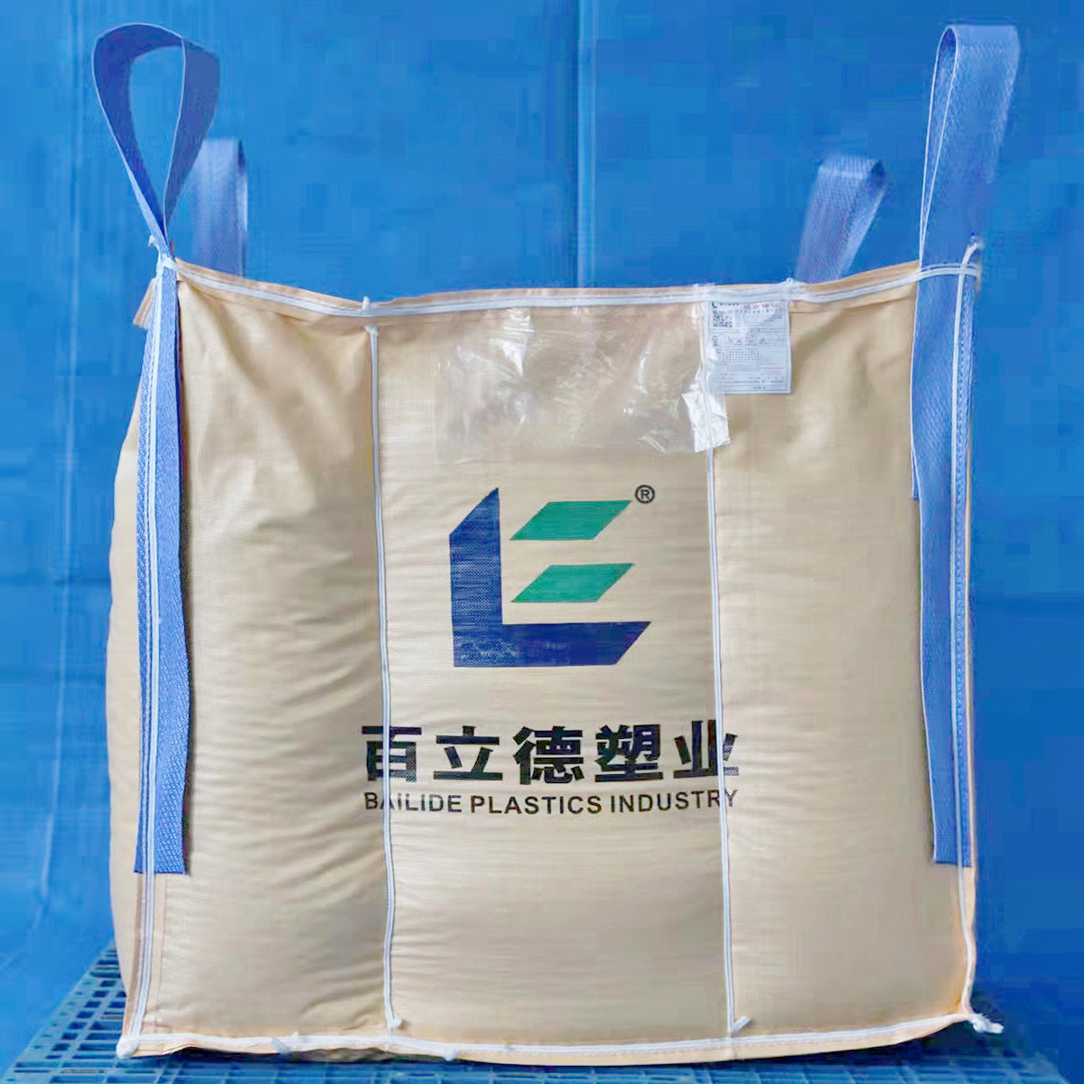 Double Warp Fabric Ton Bag Baffled FIBC Bulk Bag Packaging Factory Supply Entirely Virgin PP