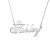 Import Drop Shipping 18k Gold Plated Angel Name Necklace Jewelry Custom Plated Over 925 Sterling Silver Nameplate Necklace from China