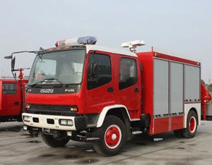 Dual tank 5000 litres fire engine pumper truck