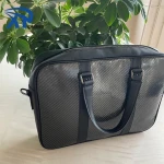 Durability Carbon fiber Design Laptop Bag Carbon Fiber Leather Men Briefcase Bag