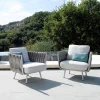 Durable Waterproof UV Resistant garden Furniture Deep Seat Lounge  furniture modern rope outdoor furniture