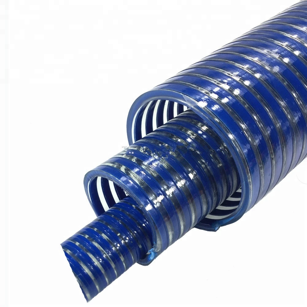 EASTOP Helix Flexible PVC Spiral Tube 76MM Suction Hose Suppliers With Plastic Wire Reinforcement