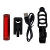 Eco Friendly Factory Custom Bicycle Warning Rear Light Usb Accessories
