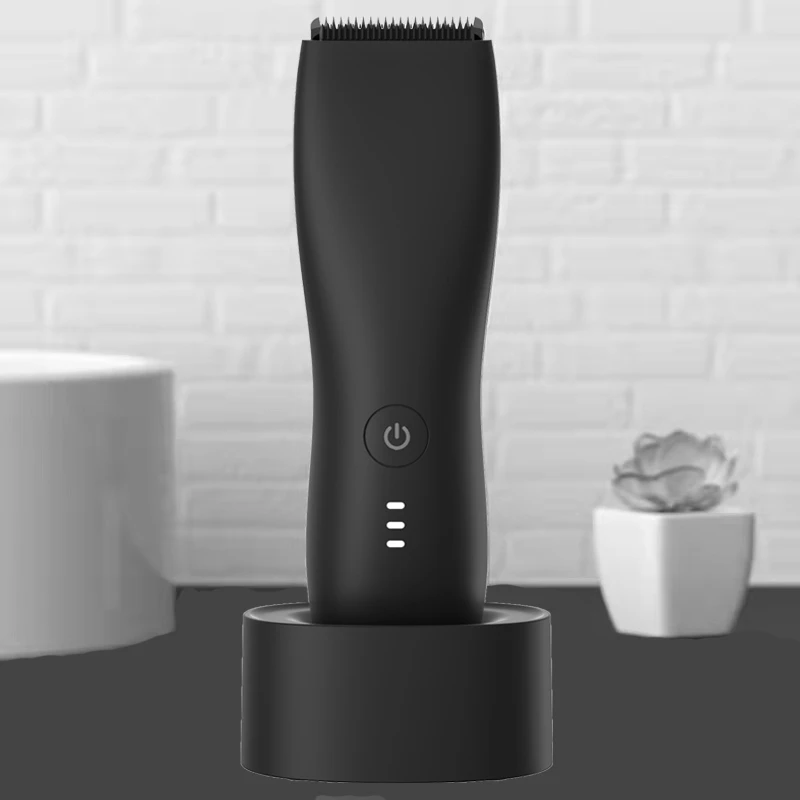 Electric Groin Hair Trimmer  Waterproof Wet and Dry trimmer Male Hygiene Ball Shaver groin Trimmer