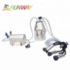 Electric single bucket 25L cow melasty milking machine with 4 milk liners