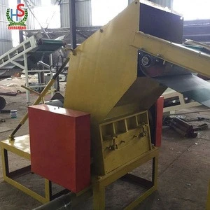 Electric waste pet film bottle recycling plastic crusher machine for sale