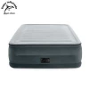 Elevated Dura-Beam Flocked Top Inflatable Raised Double Air Bed Airbed Mattress With Built-In Electric Pump