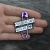 Import Enamel purple You are Safe with me Safety Pin Brooch Lapel Pin Jewelry with bulk stock No stock from China