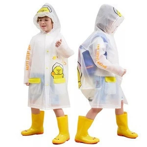 Environmental protection and tasteless Unicorn Design children&#39;s Raincoat