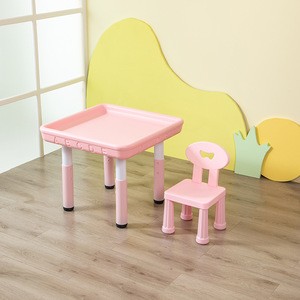 Ergonomic School Indoor Children Furniture Kids Study Table And Chair Set