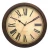 Import Exquisite Wood Handmade European Retro Antique Vintage Style Wooden Wall Clock with Roman Numerals from China