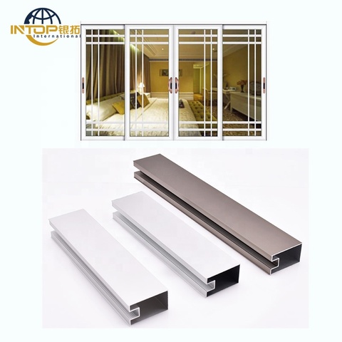 Buy Extrusion Aluminium Alloy Wardrobe Sliding Aluminum Profile For ...