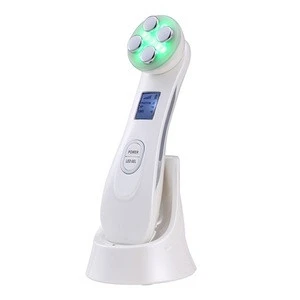 F-706 Colorful Light Beauty Instrument Facial Electroporation Needleless Skin Care Device, Tighten Lifting, Whitening, Remover W