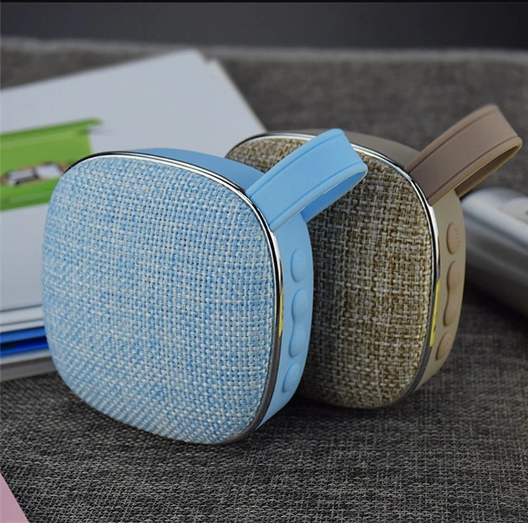 Fabric Bluetooth Speaker Support OEM Logo TF Card FM High Quality Stereo Portable Wireless Speaker
