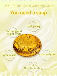 Face Care 24K Gold Crystal Amino Acid Whitening Soap