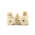 Import Faceted Cube Unfinished Geometric Hexagon Loose Wooden Bead To Babys Teether from China