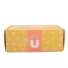 Factory Cheap Price Customized orange Packing Box Paper Packaging Box mailer box