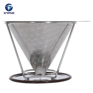 Factory Coffee Drip Filter Gold Coffee Dripper Stainless Steel
