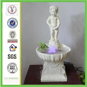 Factory custom-made high quality resin indoor water fountain