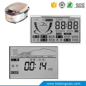 Factory Custom Optoelectronic Displays Segments Lcd Display for Rice Cooker With Rohs