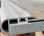 Factory direct indoor WPC SPC stair nose stair tread for office home