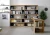 Import Factory Direct Sale Nature Solid Wooden MDF Storage Bookcase Multifunction Shelf With Computer Table Living Room Furniture from China