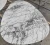 Import factory directly sale nature stone marble dining table top for dining room from China