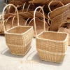 factory directly supply cheap wicker shopping trolley for supermarket