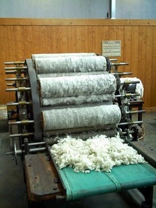 factory high quality 30-50 kg per hour sheep wool carding machine