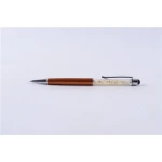 Factory Lowest Price Mini Metal Ball Premium Custom Logo Colorful Metallic Crystal Ballpoint Pen