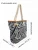 Import Factory Made Recyclable Logo Print Black Pattern Beach Canvas Tote Bag from China