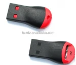Factory mini memory sd card reader USB 2.0 high speed good quality cheap