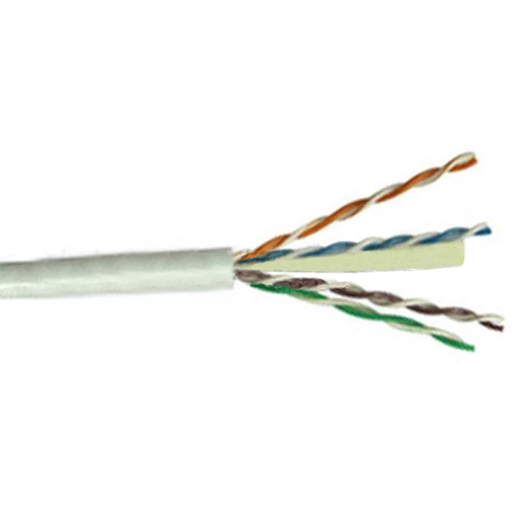 Factory Price High Quality 4 Pairs Twisted Pair Network CAT5e CAT6 LAN Ethernet Communication Cable